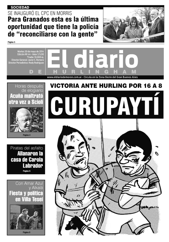 Curupaytí: victoria ante Hurling por 16 a 8