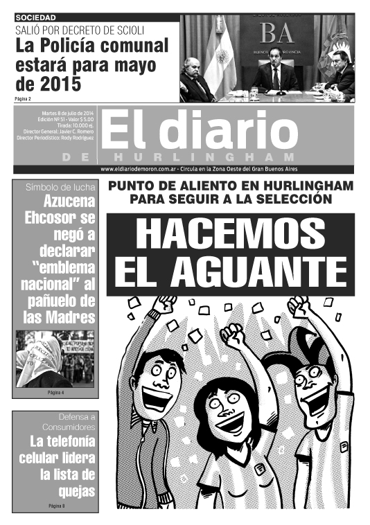 Punto de aliento en Hurlingham para seguir a la Selección El Diario de Hurlingham 51