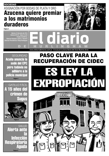 Paso clave para la recuperación de CIDEC El Diario de Hurlingham 53