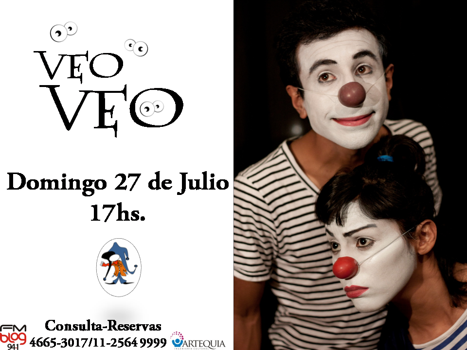 Veo Veo, show de mimo clown en vacaciones de invierno