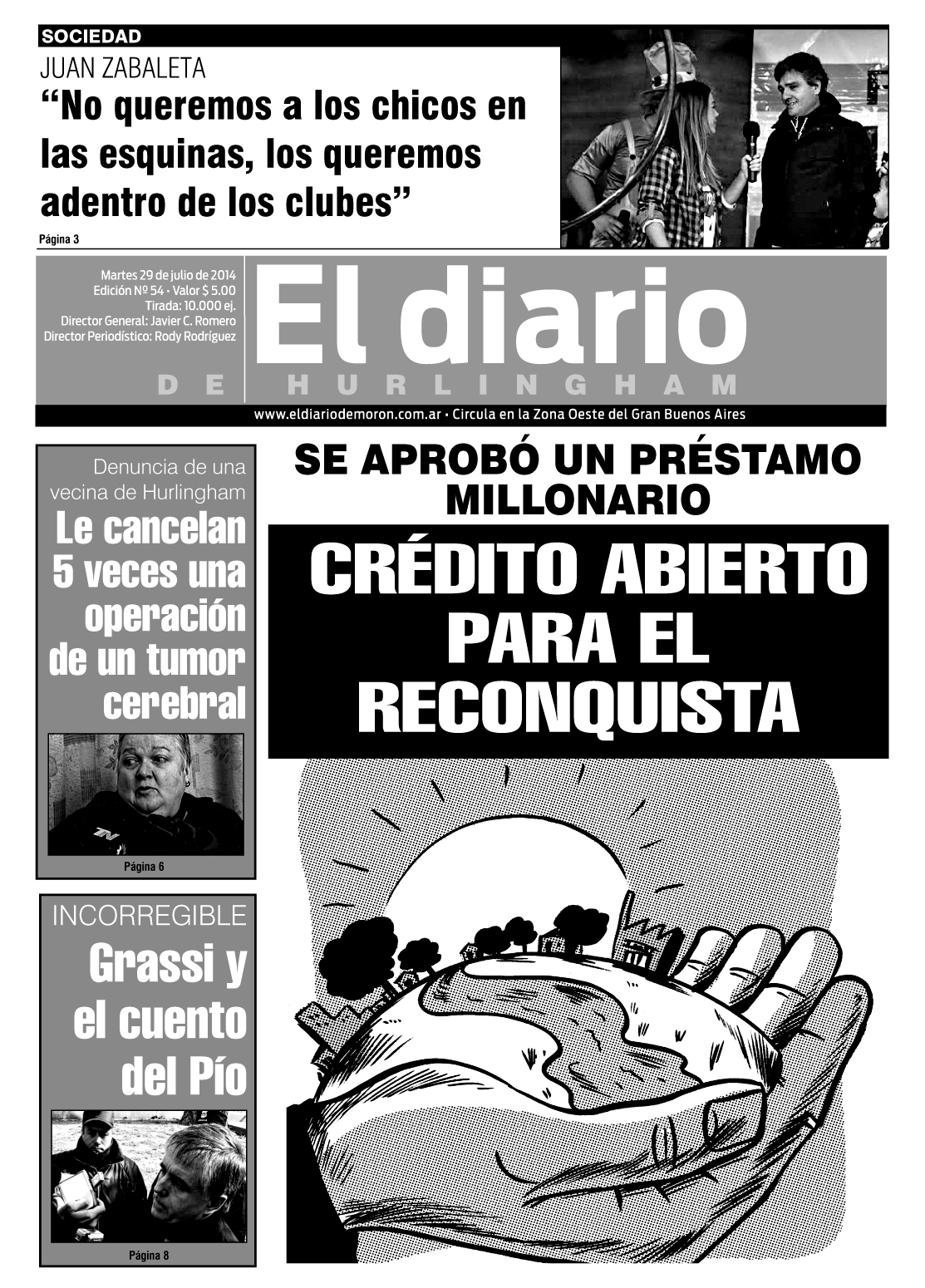 Crédito abierto para el Reconquista El Diario de Hurlingham 54