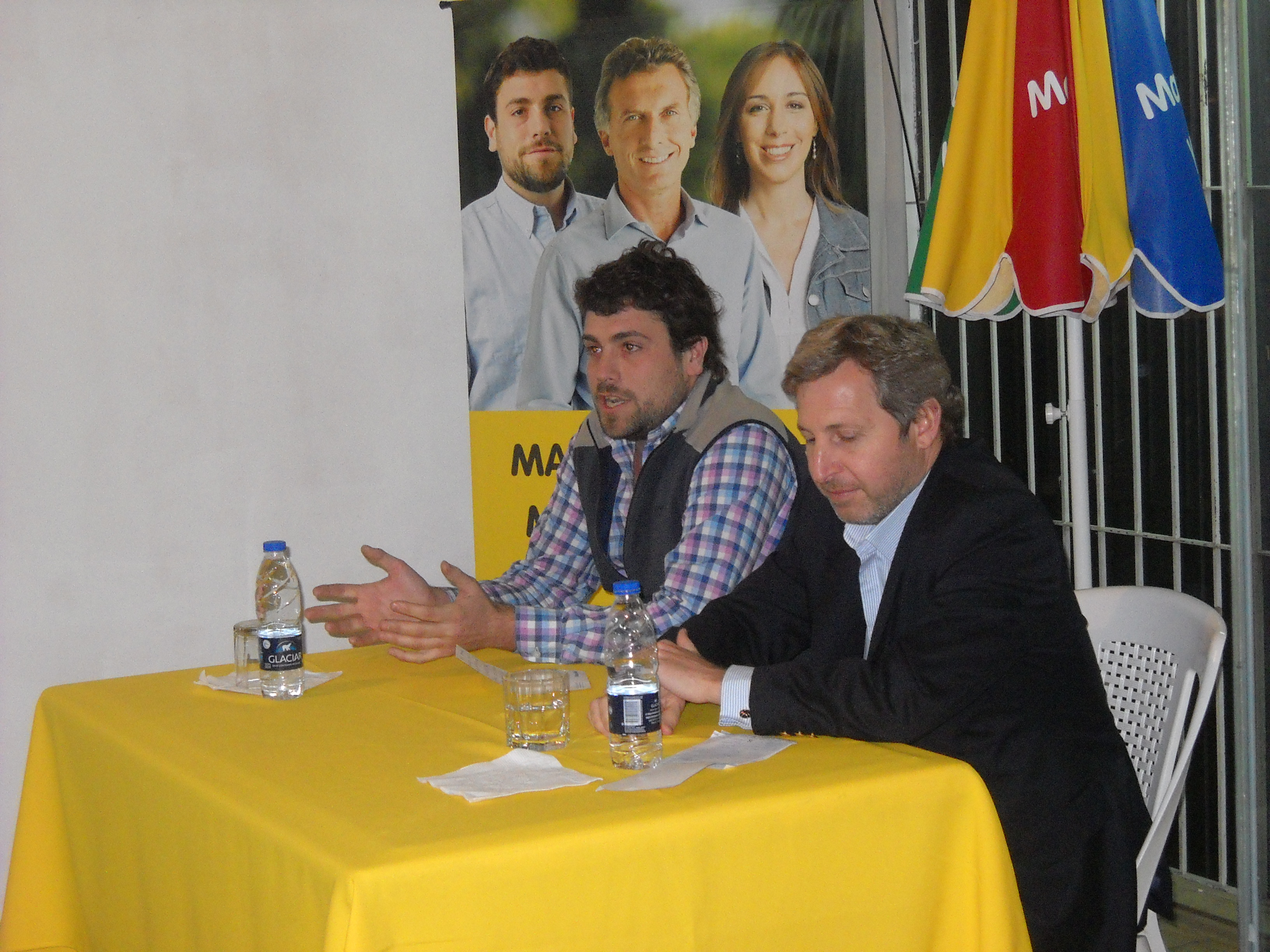 Rogelio Frigerio con Lucas Delfino en Hurlingham Rogelio Frigerio y Lucas Delfino en Hurlingham