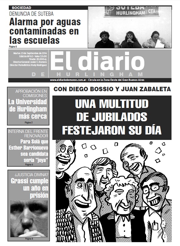 El Diario de Hurlingham 62: Una multitud de jubilados festejaron su día El Diario de Hurlingham 62