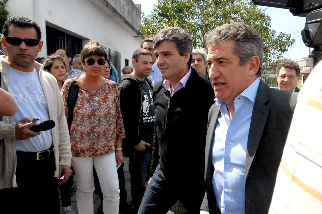 Urribarri visitó Hurlingham acompañado por Zabaleta Urribarri y Zabaleta en Hurlingham