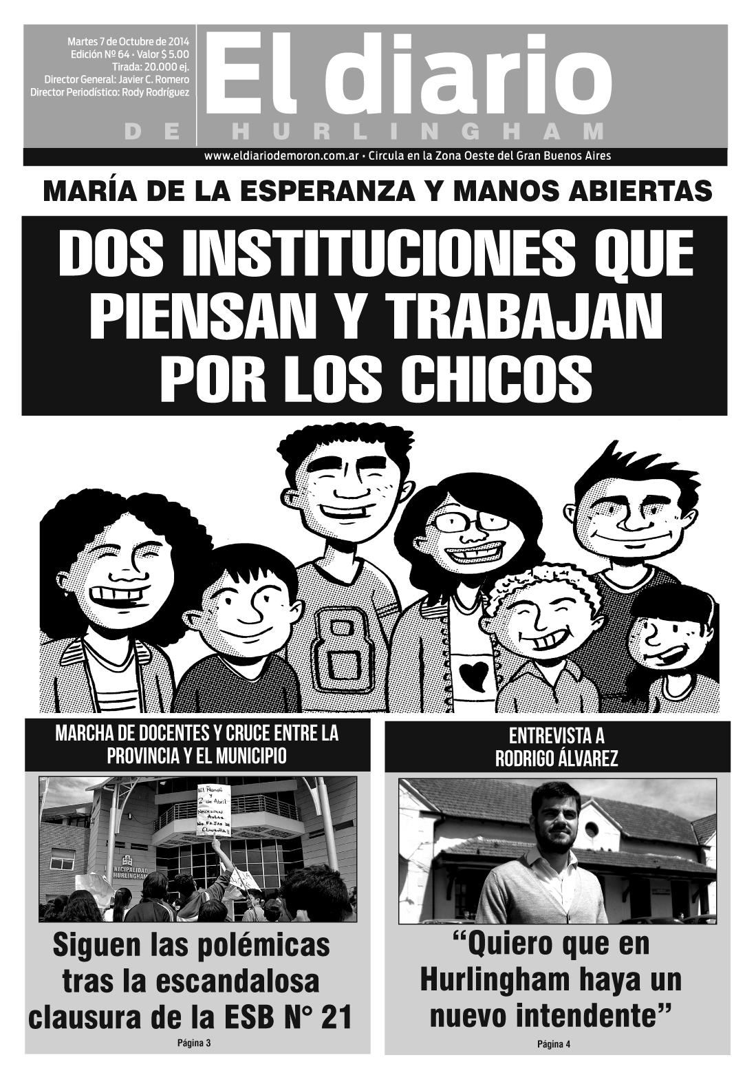 El Diario de Hurlingham 64: Instituciones que trabajan por los chicos El Diario de Hurlingham 64
