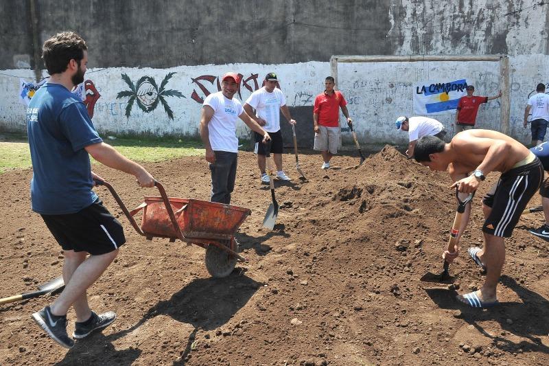 Zabaleta participó de las jornadas solidarias que se realizaron para recordar a Kirchner