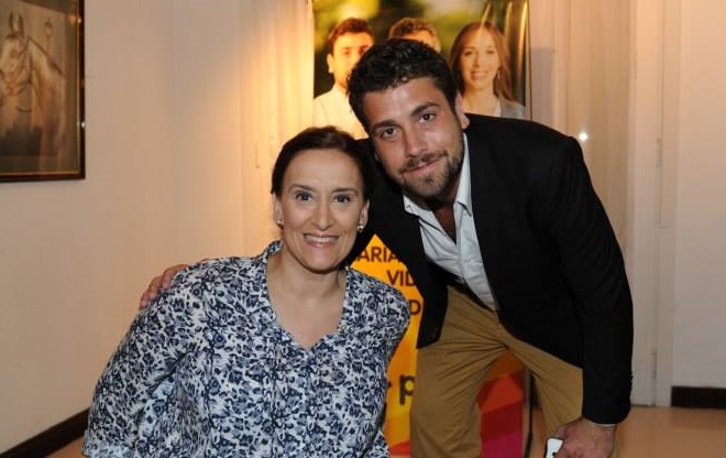 Delfino: «Es muy triste que Acuña termine así su mandato» Lucas Delfino y Gabriela Michetti en Hurlingham