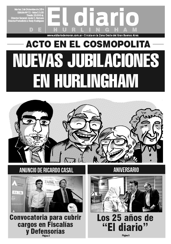 El Diario de Hurlingham 72: Nuevas jubilaciones en Hurlingham El Diario de Hurlingham 72