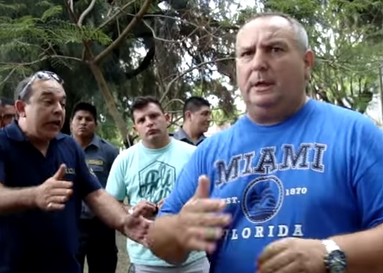 El Juez De Francesco ordenó el desalojo de los carnavales El juez Rafael DeFrancesco y el comisario Gustavo Orsomarso