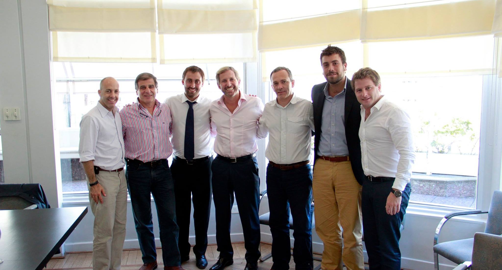 Lucas Delfino con Frigerio y otros candidatos del PRO de la primera sección Lucas Delfino almuerza con candidatos del PRO