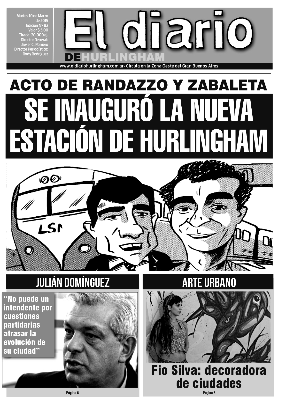 El Diario de Hurlingham 82: Nueva estación de Hurlingham El Diario de Hurlingham 82