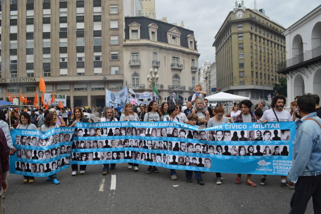 Comisión por la Memoria: “No estamos solos” Comisión por la Memoria de Hurlingham