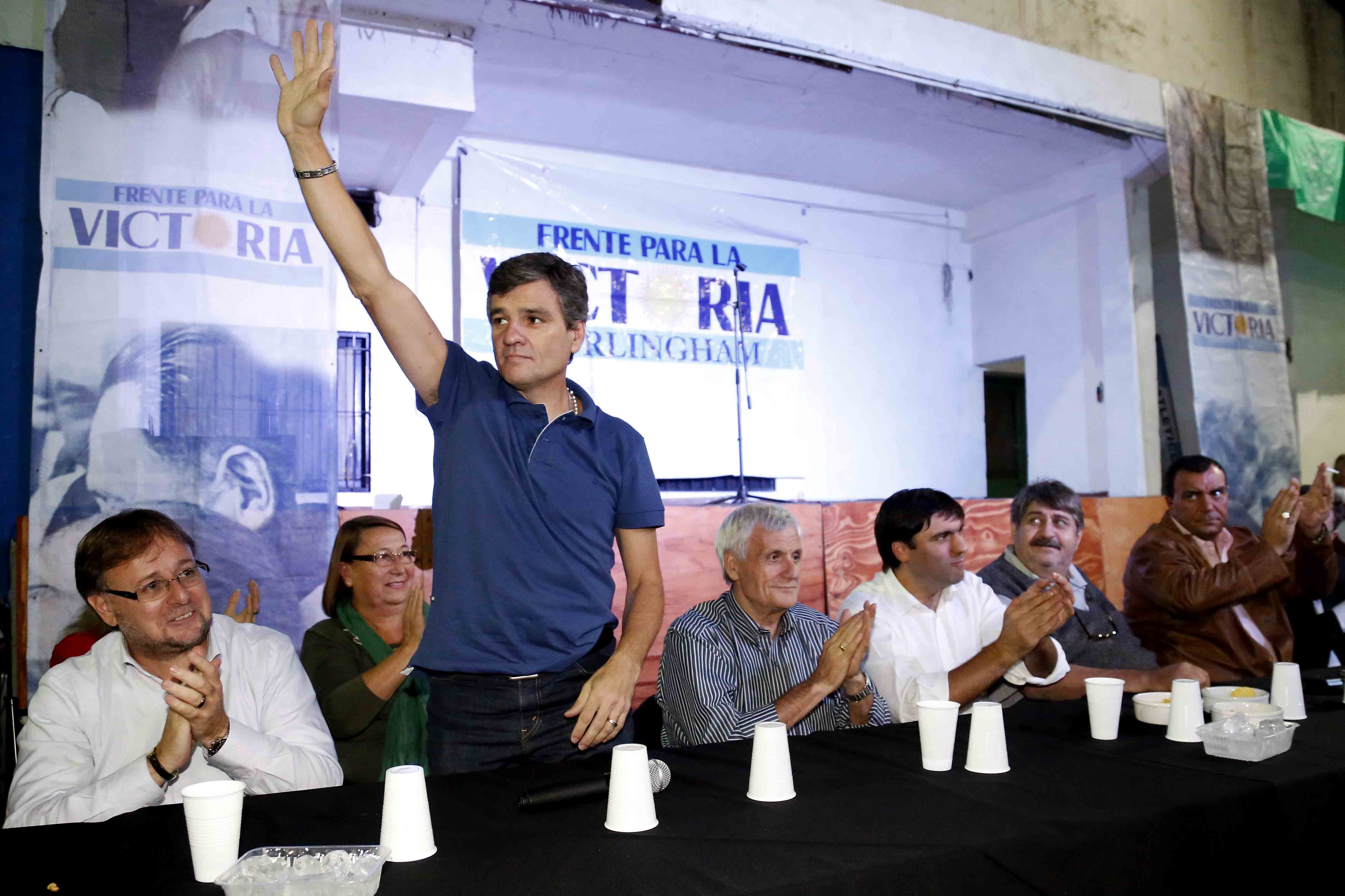 Zabaleta consiguió el apoyo de los gremios y de Bossio Díaa del Trabajador en Hurlingham