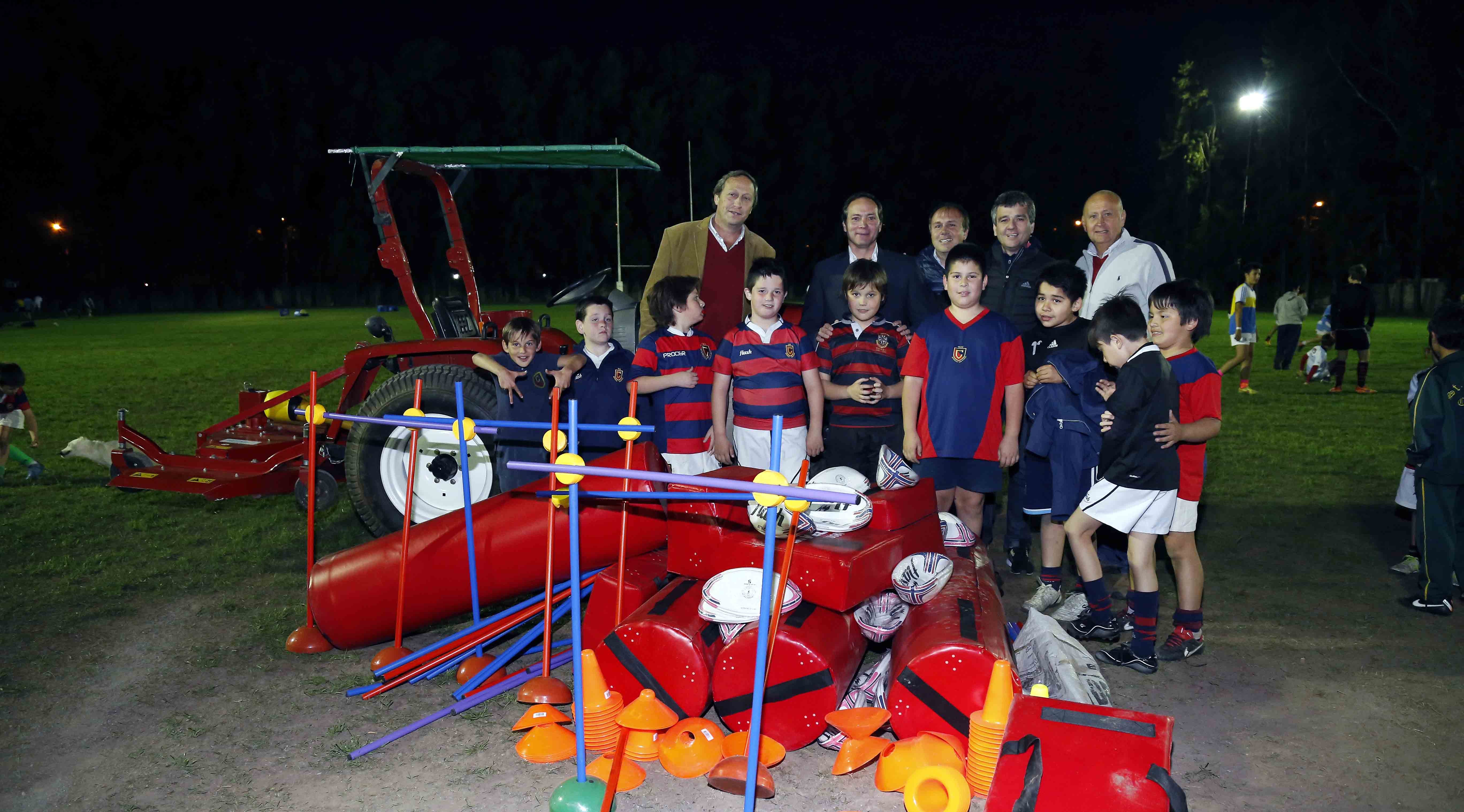 Zabaleta y Camau Espínola en el Club Curupaytí Zabaleta y Camau Espínola en el Curupayti