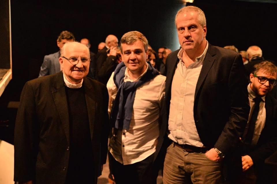 Zabaleta y Perczyk en la apertura de la cátedra abierta Laudato si’