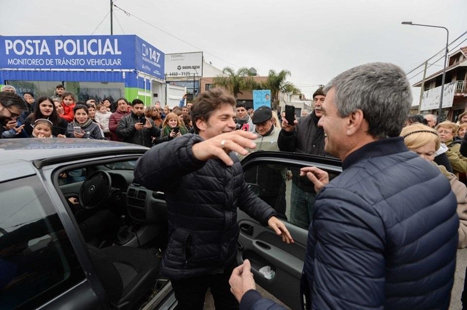 Kicillof en Hurlingham habló de economía, educación y seguridad