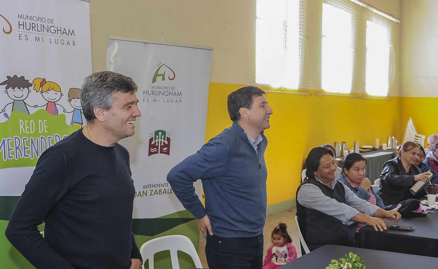 Daniel Arroyo y el intendente Zabaleta se reunieron con los referentes de merenderos
