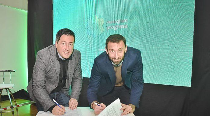 El municipio firmó el convenio para las obras del “Nuevo Corredor Urbano de Av. Vergara”