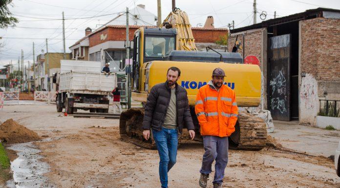 Tramo final de la repavimentación de Pedro Díaz