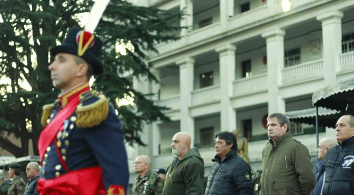 Homenajearon a Claudio Bastida en el Regimiento Patricios