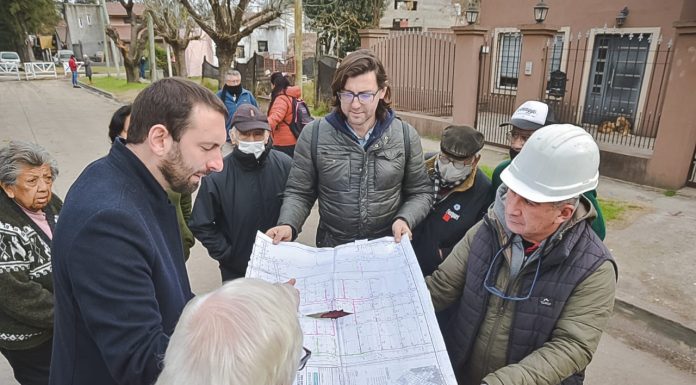 Avanzan las obras de cloacas en el municipio de Hurlingham