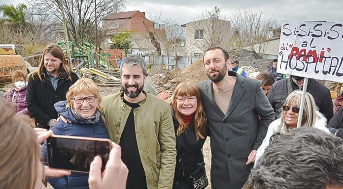 Selci y Martín Rodríguez apuran el inicio de las obras del Hospital de PAMI