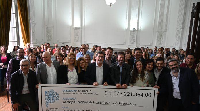 El gobierno provincial invierte más de $ 10 millones en material deportivo para escuelas de Hurlingham