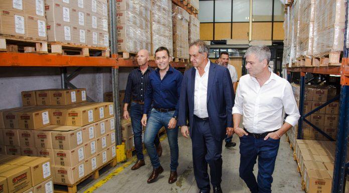 “Vamos a organizar una ronda de negocios en Brasil para las PyMEs de Hurlingham” dijo Zabaleta junto a Daniel Scioli