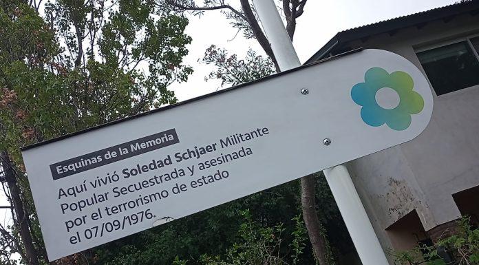 Vandalizaron por cuarta vez una Esquina de la Memoria que recuerda a Soledad Schjaer