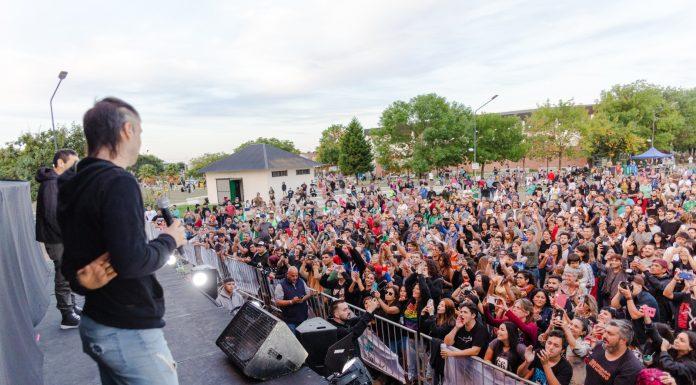 Divididos presentó en Hurlingham su documental y miles de vecinos se sumaron a una jornada solidaria