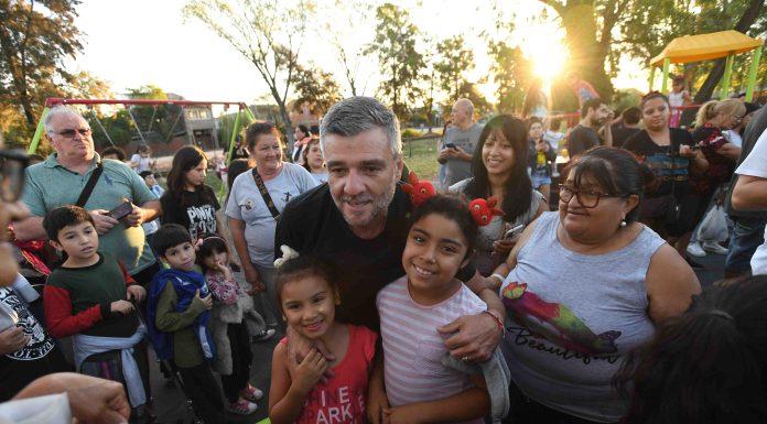 Se inauguró el corredor “Cañuelas” y Zabaleta presentó la construcción de un nuevo parque lineal