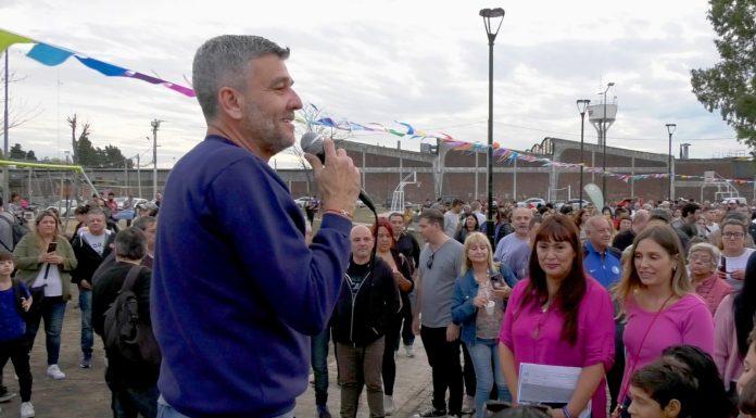 Zabaleta y Miño inauguraron una nueva plaza e importantes obras de Integración Vial y Saneamiento en Hurlingham