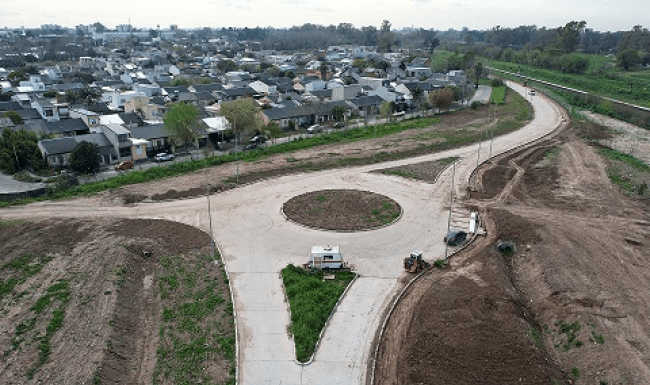 Etapa final de la obra de vinculación de Hurlingham y Tres de Febrero