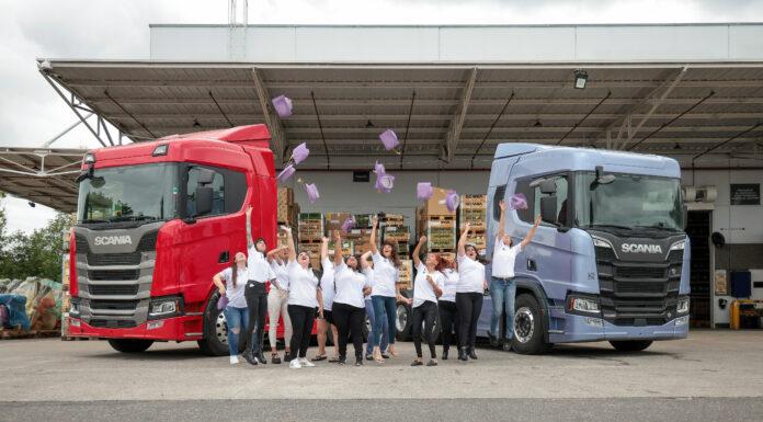 Por el programa Conductoras Scania, Ailén podrá concretar su sueño de ser chofer de camión