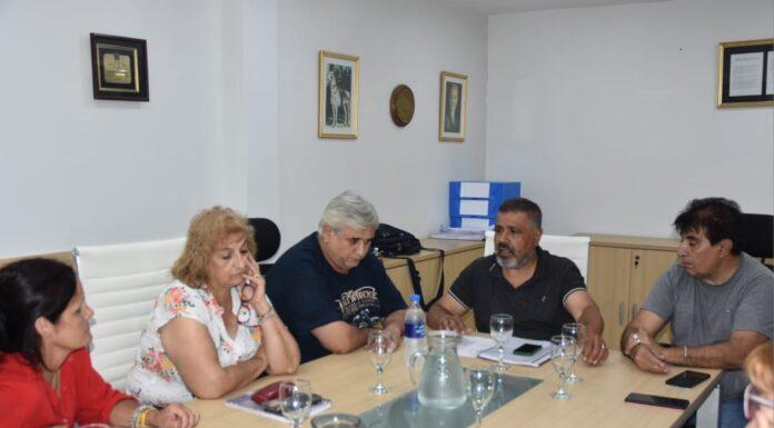 Bertinat dio la bienvenida en la Federación a los municipales de Marcos Paz