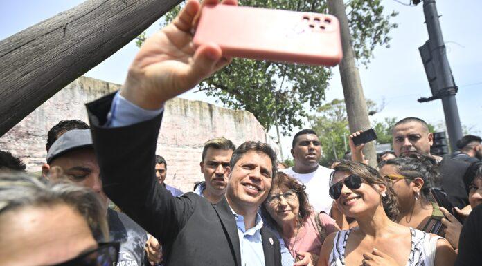 Kicillof inauguró la obra que conecta Hurlingham y Tres de Febrero