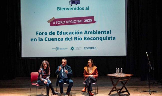 Se realizó en Hurlingham el Foro Regional Educación Ambiental del Río Reconquista