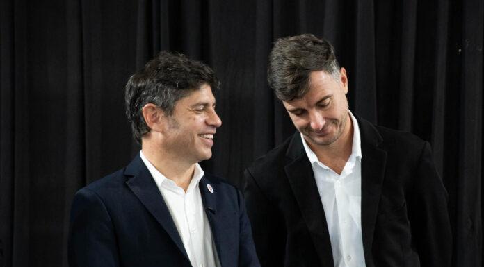 Después del triunfo de Lucas Ghi en la interna, Kicillof visitó Morón, encabezando actos con la presencia de Juan Zabaleta