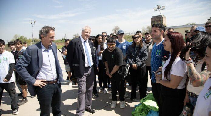 Inauguraron el nuevo Campo de Deportes de la UNAHUR tras ser reactivado por la Provincia