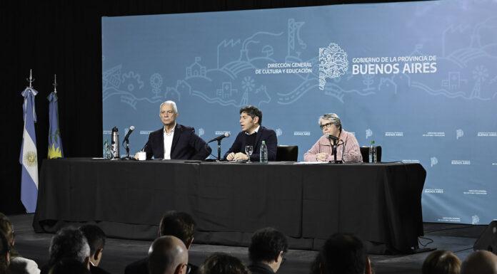 Axel Kicillof y Flavia Terigi encabezaron una jornada en defensa de la educación pública